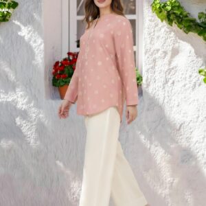 Yarn Dyed Kurti- Embroidered (Pret)